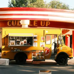 Yellow Cuddle Up Food Truck
