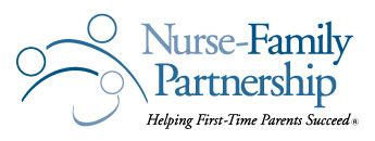 Nurse-Family Partnership logo with text that says Helping First Time Parents Succeed