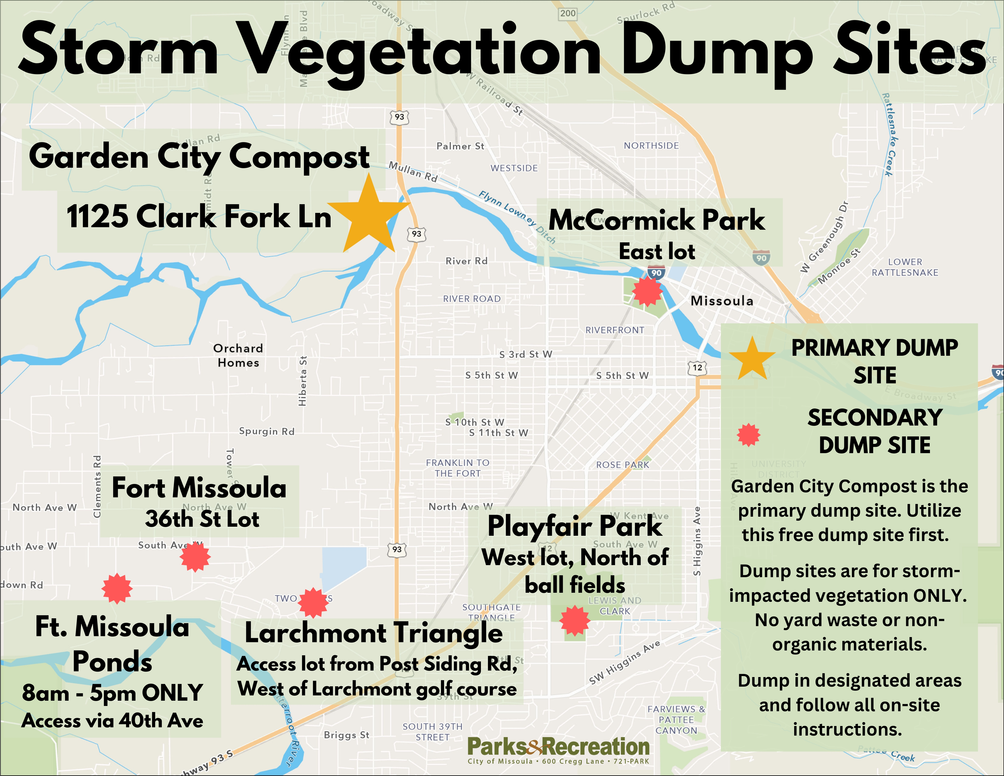 Important City/County Info Following Storm: July 25, 2024 – 11:00 am