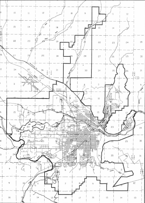 Figure 1.1.2.1-1 Missoula High Impact Zone Map