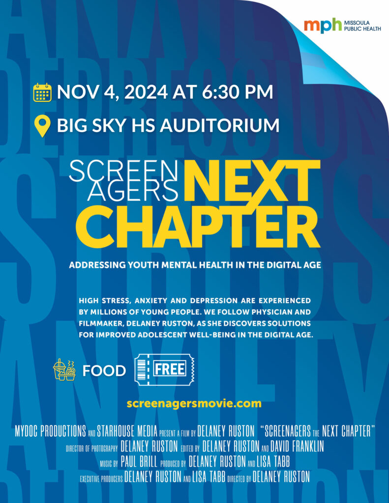 Movie poster about Screenagers: Next Chapter film.