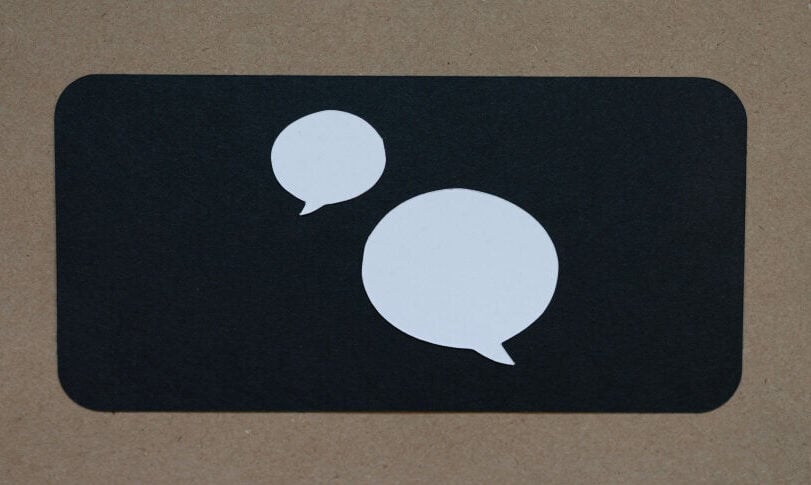 Two Speech Bubbles